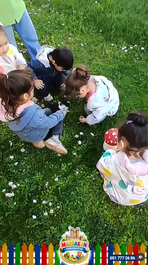 Açıq havada qrup oyunları - Mərdəkan bağçası