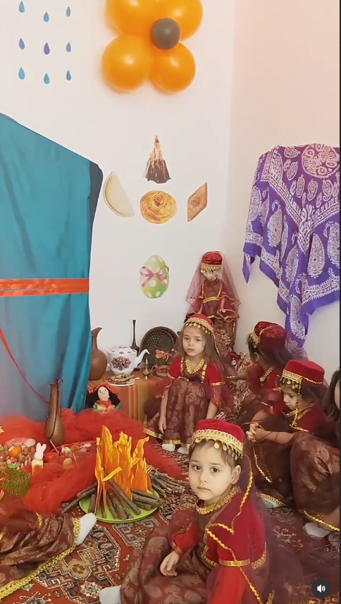 Novruz bayramı - Mərdəkan bağçasında